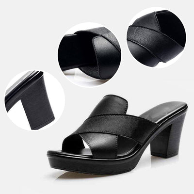 Ariane | Slip-On Orthopedic Block Heels