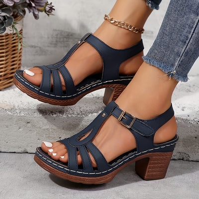 Evelyn™ Vintage Block Sandals