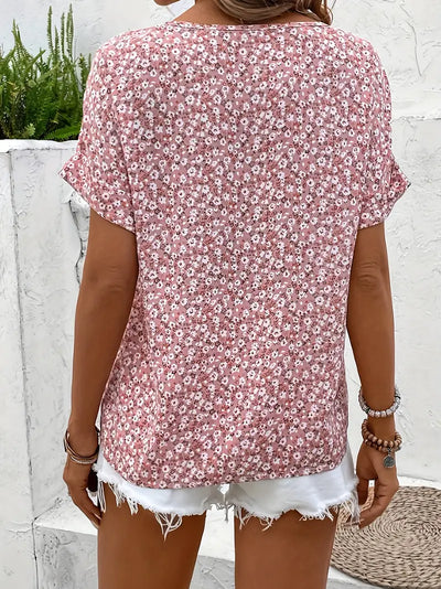Melanie™ | Stylish Floral Print Blouse