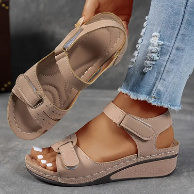 Amber™ orthopedic sandals with wedge heel