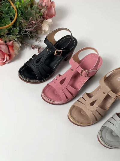 Evelyn™ Vintage Block Sandals