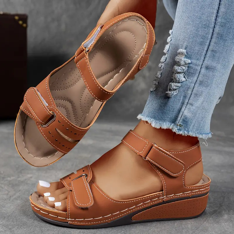 Amber™ orthopedic sandals with wedge heel